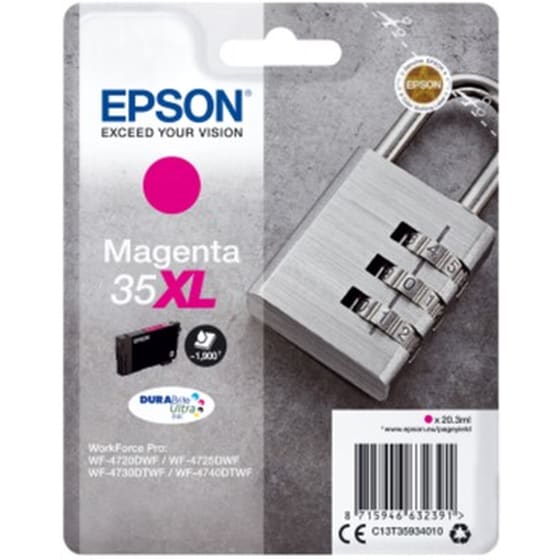 Epson Durabrite Ultra 35XL Ματζέντα Μελάνι Εκτυπωτή T3593 image 0