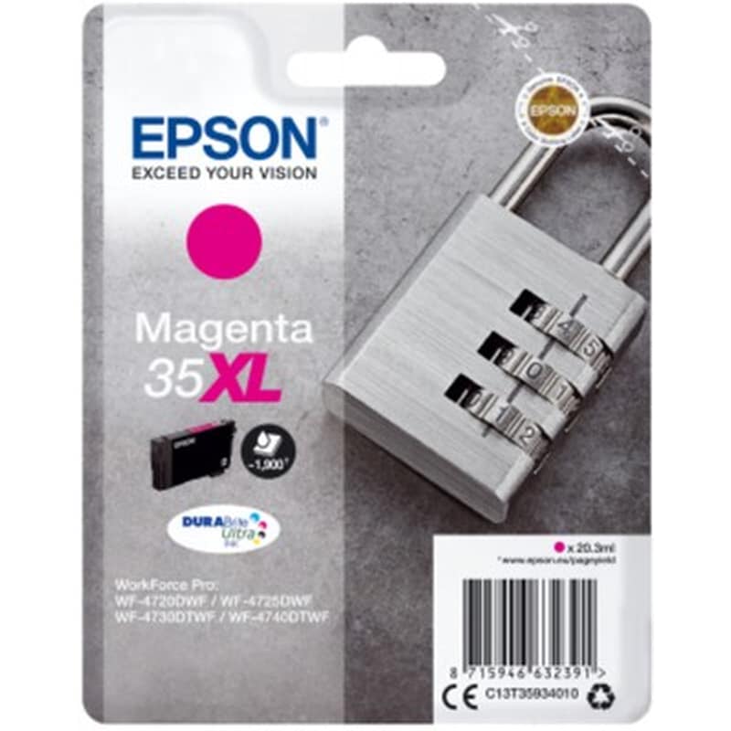 Epson Durabrite Ultra 35XL Ματζέντα Μελάνι Εκτυπωτή T3593