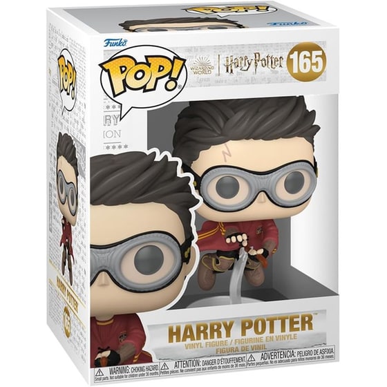 Funko Pop! Harry Potter - Harry Potter With Broom #165 image 1