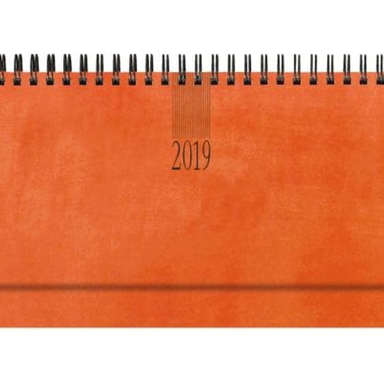 Ημερολογιο Εβδ. 29,8χ10,5 Wall Πορτοκαλι image 0