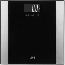 Ψηφιακή Ζυγαριά Σώματος Life Cardio με Λιπομετρητή Μαύρο