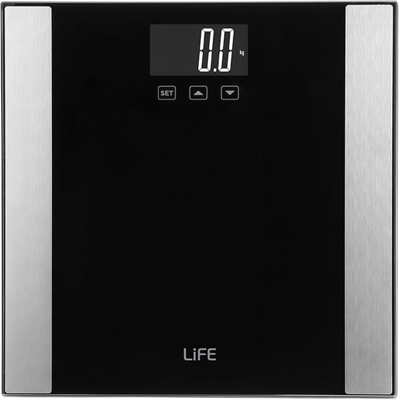 Ψηφιακή Ζυγαριά Σώματος Life Cardio με Λιπομετρητή Μαύρο