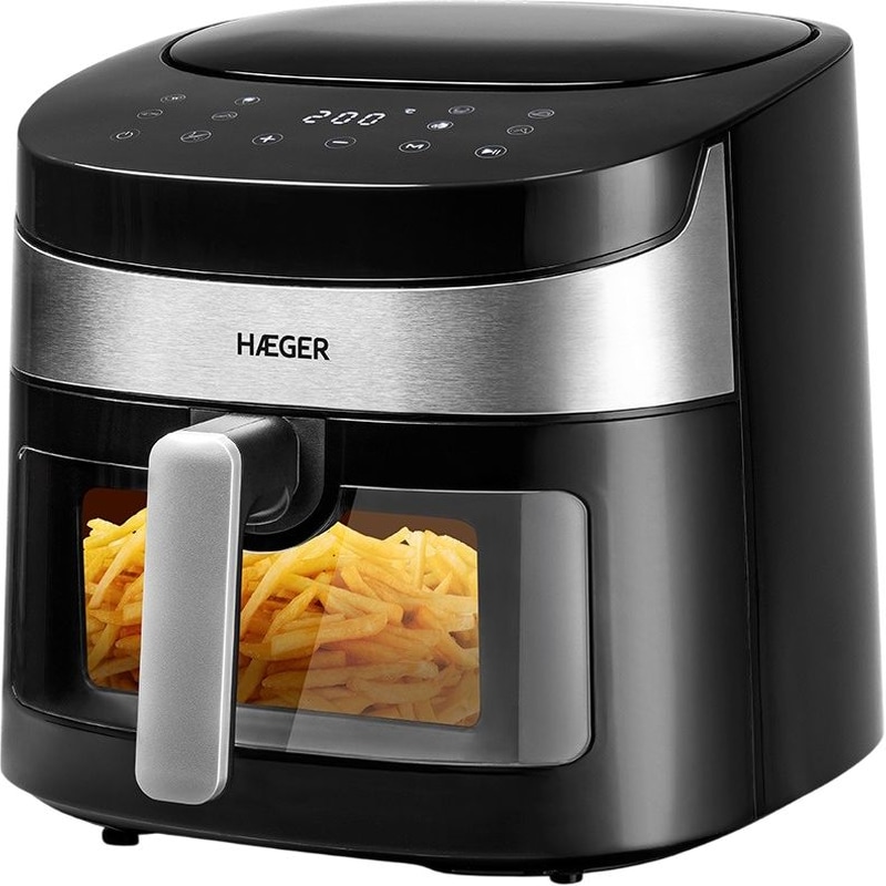 HAEGER HAEGER AF-D80.008A 1800 W 8 L Μαύρο Φριτεζα Αερος