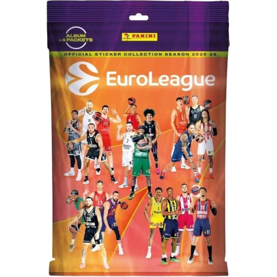 Panini Αυτοκόλλητα EuroLeague 2025-2026 Starter Pack (PA.AL.EL.026) image 0