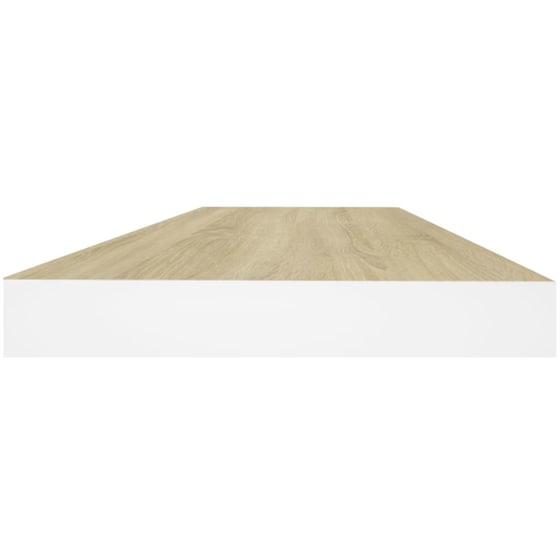 Ράφια Τοίχου VidaXL από MDF 60x23.5x3.8 cm 2 Τμχ - Λευκό/Μπεζ image 4