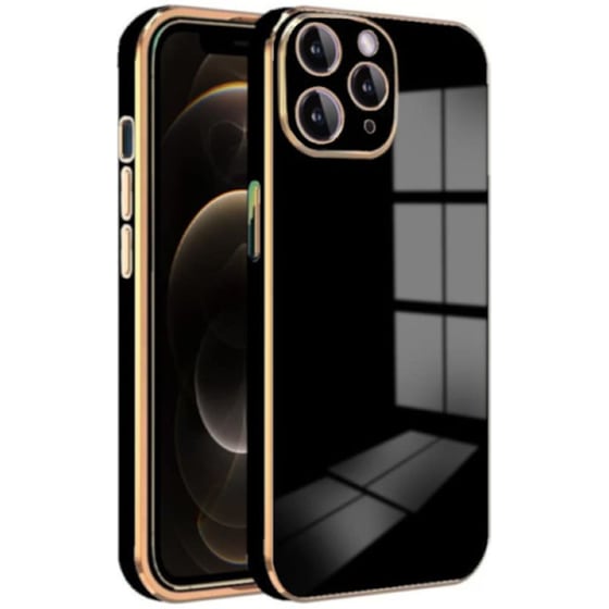 Θήκη Apple iPhone 11 Pro - Bodycell Gold Plated - Black image 0