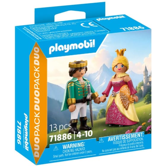 PLAYMOBIL® Duopack Βασιλιάς και Βασίλισσα (71886) image 0