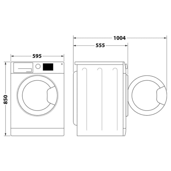 INDESIT BDE 76435 WSV EE 7kg/6kg 1.400 Στροφές Λευκό Πλυντήριο Στεγνωτήριο Ρούχων image 7