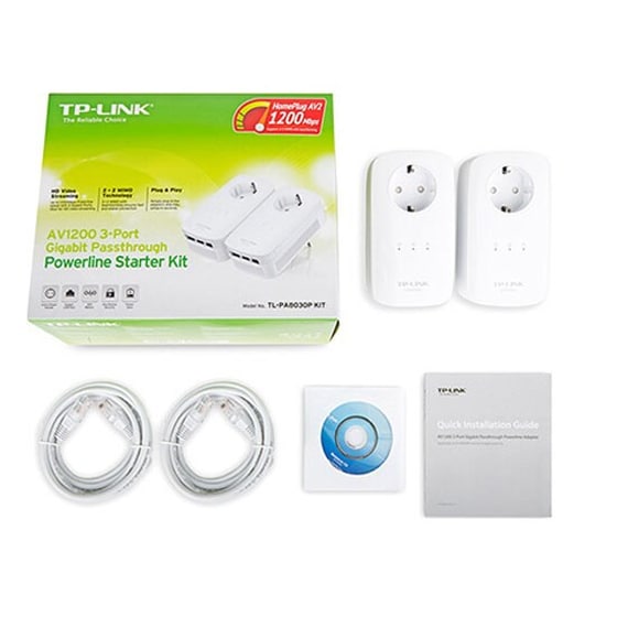 TP-Link TL-PA8030P AV1200 Powerline Ενσύρματη Σύνδεση έως 1200Mbps με 1 Θύρα Ethernet image 2