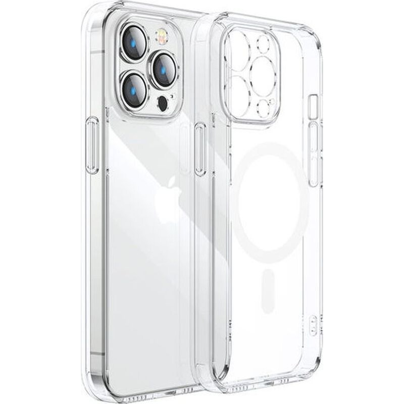 JOYROOM Θήκη Apple iPhone 14 - Joyroom 14D Magnetic with MagSafe - Διάφανο