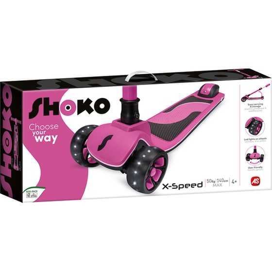 Παιδικό Πατίνι Τρίτροχο AS Company Shoko X-Speed - Ροζ image 12
