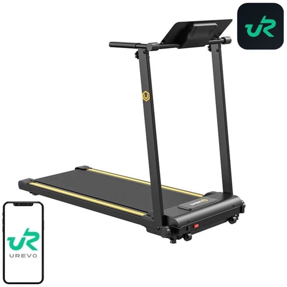 UREVO Foldi Mini Ηλεκτρικός Διάδρομος Γυμναστικής Μαύρο image 2