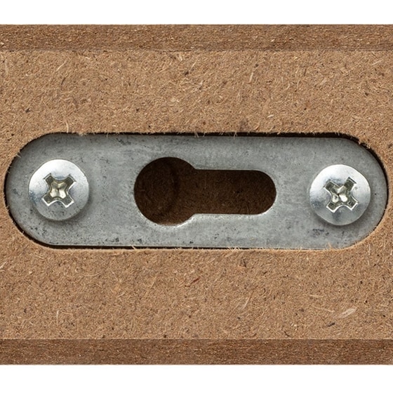 Ράφι Τοίχου Spitishop Γωνιακό από Μοριοσανίδα 25x25x3.8 cm - Μαύρο image 1