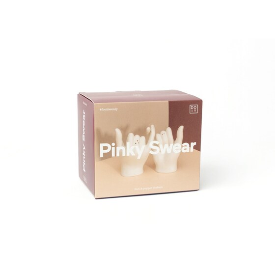 Αλατοπίπερο DOIY Pinky Swear Shakers - Λευκό image 0