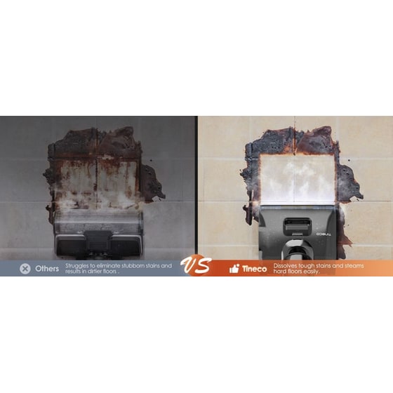 TINECO S7 Stretch Steam Plus 25.2 V 0.7 L Μαύρo Σκούπα Stick image 8