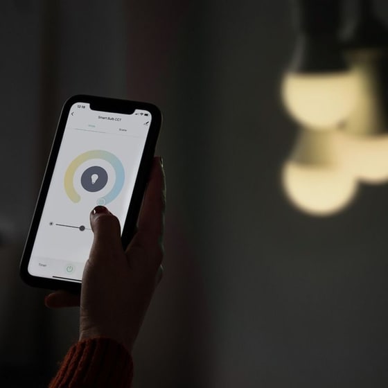 Έξυπνη Λάμπα Hombli Smart E27 9W WHT 2 Τμχ  - Ρυθμιζόμενο Λευκό image 1