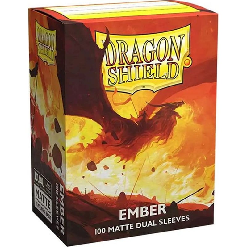 ARCANE TINMEN Ember ‘Alaric, Revolution Kindler’ Dragon Shield Dual Matte Sleeves (100 Sleeves)