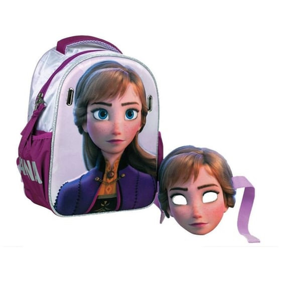 Τσάντα Πλάτης Gim Anna&nbsp;Frozen&nbsp;2&nbsp;& Mask 1 Θήκης Λιλά image 0