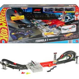 Mattel Hot Wheels Πίστα Race Formula 1 Grand Prix Circuit με 3 Αυτοκινητάκια 1:64 (JDY16)