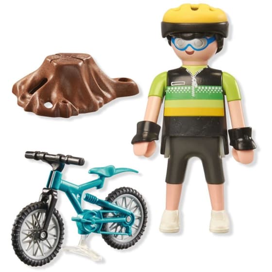 Playmobil Ποδηλάτης Με Mountain Bike (71756) image 3