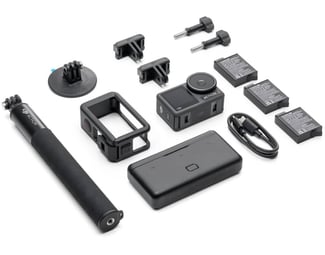 Action Camera DJI Osmo Action 3 Adventure Combo - Μαύρο image 4