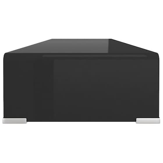 Vidaxl Βάση Τηλεόρασης/οθόνης Μαύρη 100 X 30 X 13 Εκ. Γυάλινη image 4