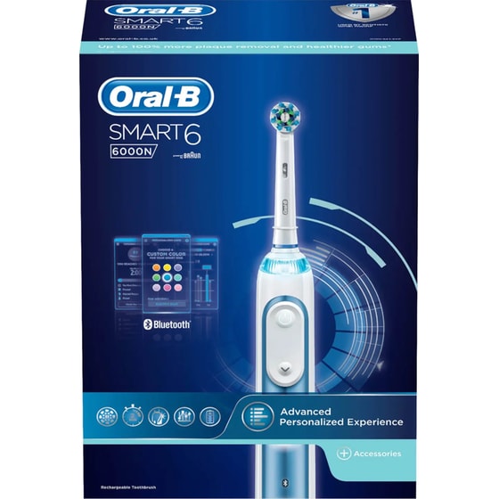 Ηλεκτρική Οδοντόβουρτσα ORAL-B SMART 6000N - Λευκό image 6