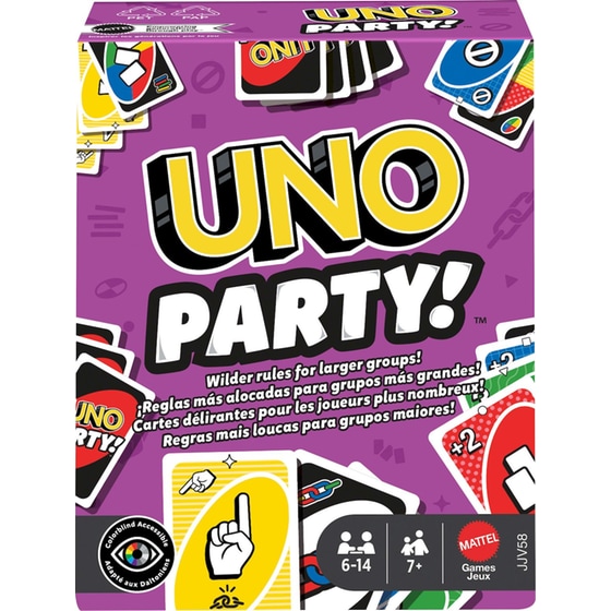 UNO Party Refresh Επιτραπέζιο (Mattel) image 0