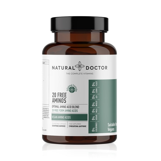 Αμινοξύ Natural Doctor 20 Free Aminos - 120 κάψουλες image 0