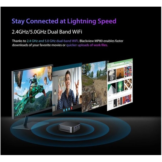 Mini Desktop Blackview MP80 (Intel-N97/16GB/1TB SSD/UHD Graphics/Win11Pro) image 5