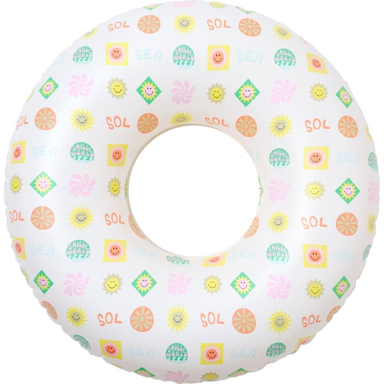 Σετ Σαμπρέλα και Μπάλα Θαλάσσης SunnyLife Smiley - Λευκό image 2