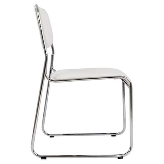 Καρέκλα Επισκέπτη Homemarkt Μεταλλική - Λευκή image 1