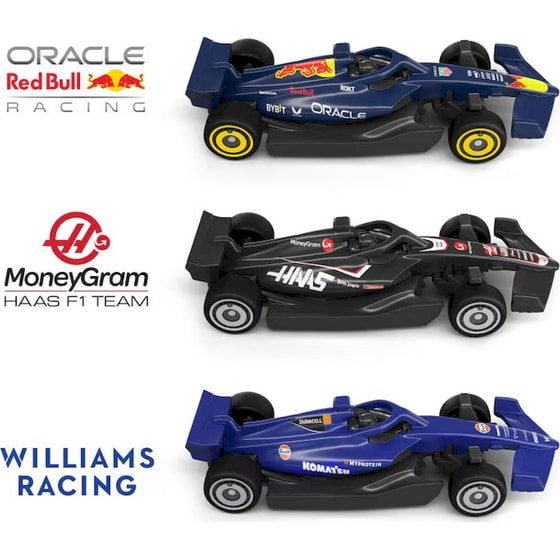 Mattel Hot Wheels Πίστα Race Formula 1 Grand Prix Circuit με 3 Αυτοκινητάκια 1:64 (JDY16) image 2