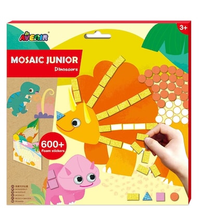 Arts And Crafts Χειροτεχνίες Avenir – Mosaic Junior – Dinosaurs 60304