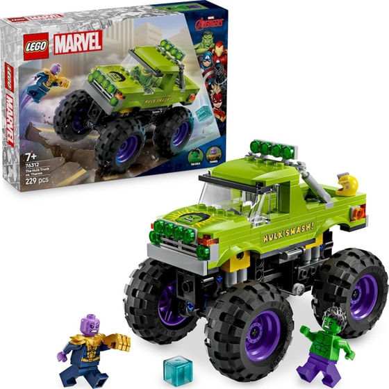 LEGO Marvel The Hulk Truck vs. Thanos (76312) image 2