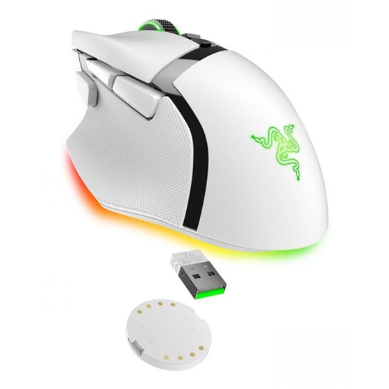 Razer Basilisk V3 Pro RGB Gaming Ασύρματο Ποντίκι - Λευκό image 5