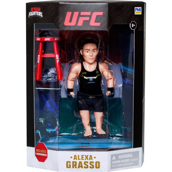 UFC Octagon Fighters Φιγούρα με Αξεσουάρ (11.5cm) - Τυχαία Επιλογή Σχεδίου image 6