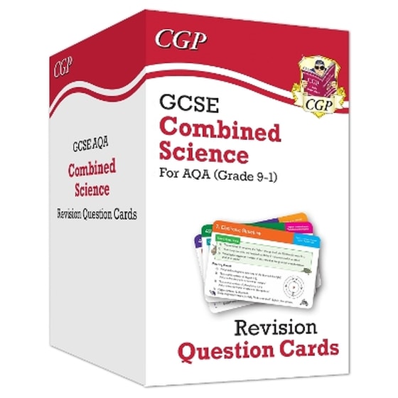 GCSE Combined Science AQA Revision Question Cards: All-in-one Biology, Chemistry & Physics image 0