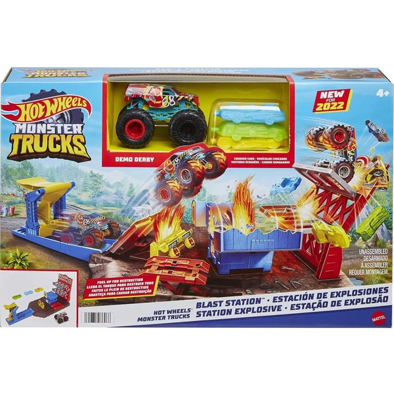 MATTEL Σούπερ Εκρήξεις Και Συγκρούσεις Hot Wheels Monster Trucks