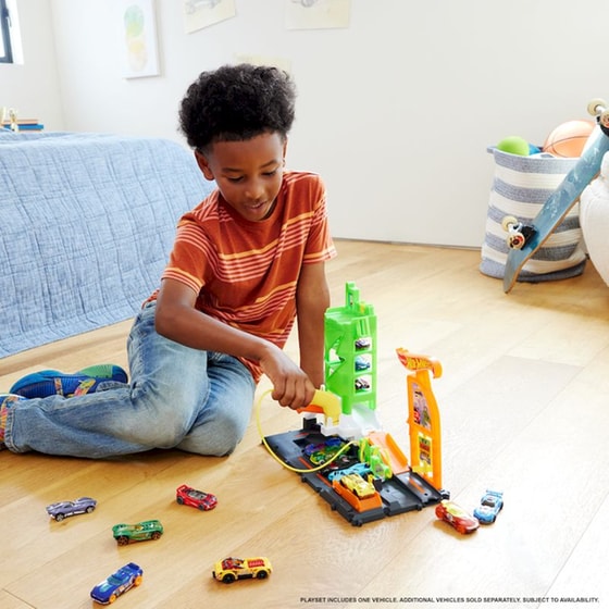 Hot Wheels City Πίστα Σταθμός Καυσίμων (HTN79) image 4