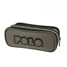 Κασετίνα Οβάλ Polo Triple Γκρί