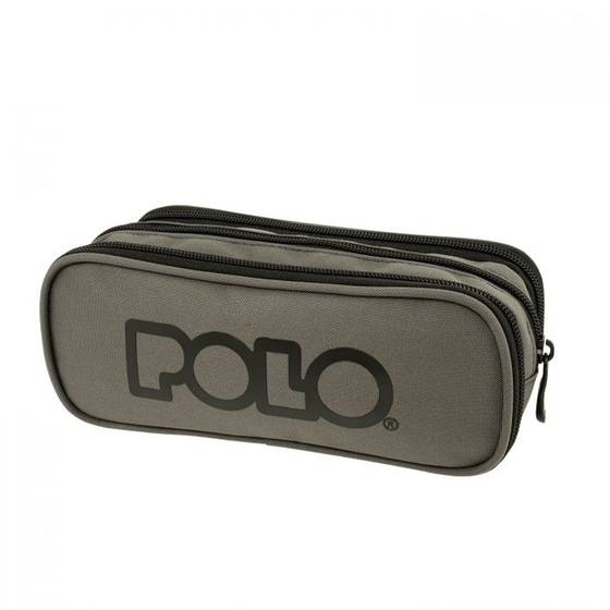 Κασετίνα Οβάλ Polo Triple Γκρί image 0