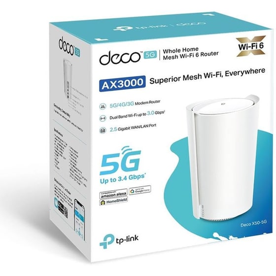 TP-Link Deco X50 Access Point 5G Wi-Fi 6 Dual Band (2.4 & 5 GHz) 2.5Gbps image 4