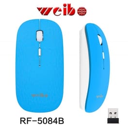 Weibo RF-5084B Ασύρματο Ποντίκι Μπλε