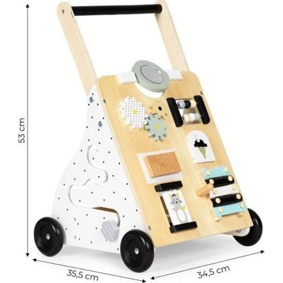 Εκπαιδευτική Περπατούρα Ecotoys Tl01035 Ξύλινη Για 3+ Ετών - 34.5x35.5x53 cm image 3