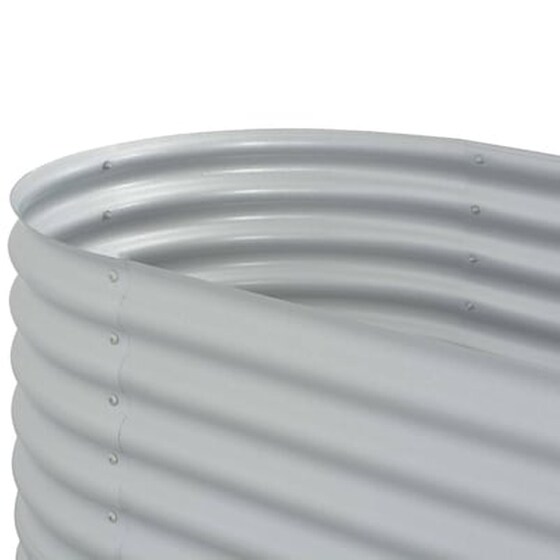 Vidaxl Ζαρντινιέρα Υπερυψωμένη Ασημί 160x80x44 Εκ. Γαλβανισμ. Χάλυβας image 5