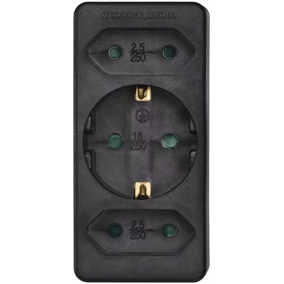 Μονόπριζο Ασφαλείας Hama 47869 1 Θέσης 3m - Μαύρο image 0