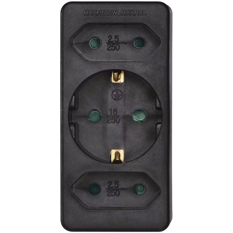 Μονόπριζο Ασφαλείας Hama 47869 1 Θέσης 3m - Μαύρο