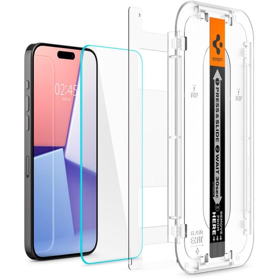 Προστατευτικό οθόνης Apple iPhone 15 Pro - Spigen Glas.tR EZ Fit HD 0.2mm 9H image 1