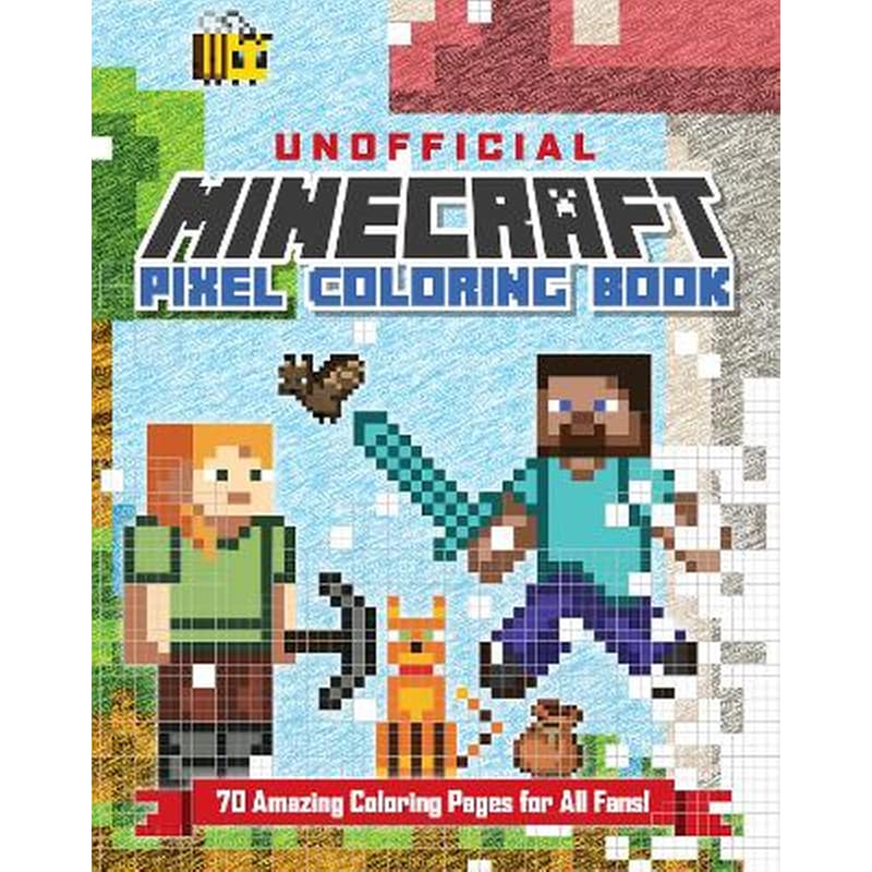 The Unofficial Minecraft Pixel Coloring Book, Vol. 1